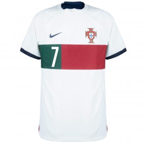 [Player Edition] Portugal 2022 Dri-Fit Adv. Away Shirt With Ronaldo 7 - Size M 