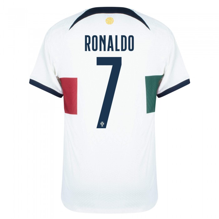 [Player Edition] Portugal 2022 Dri-Fit Adv. Away Shirt With Ronaldo 7 - Size M 