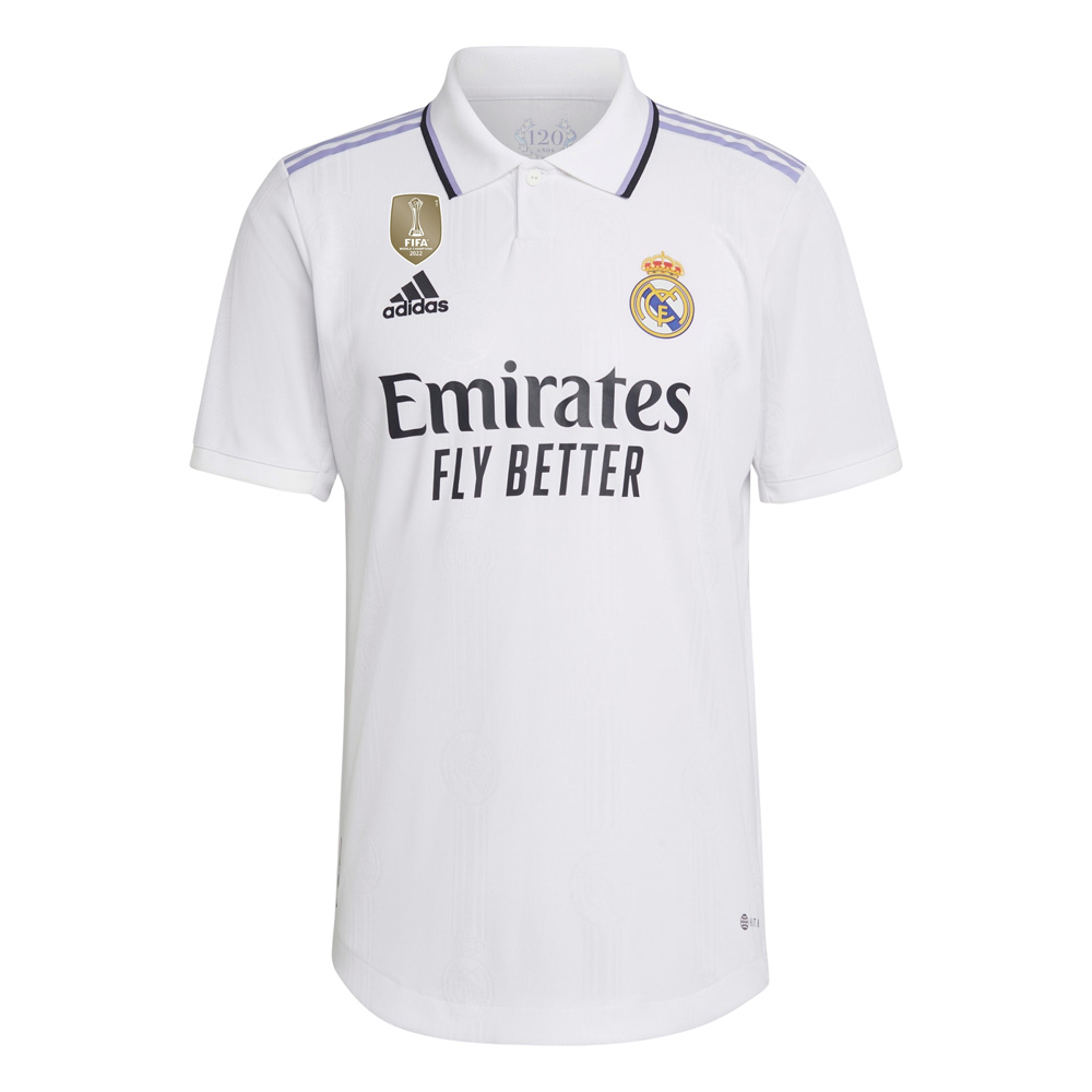 Adidas Real Madrid Home Shirt 2021-22 with Benzema 9 Printing