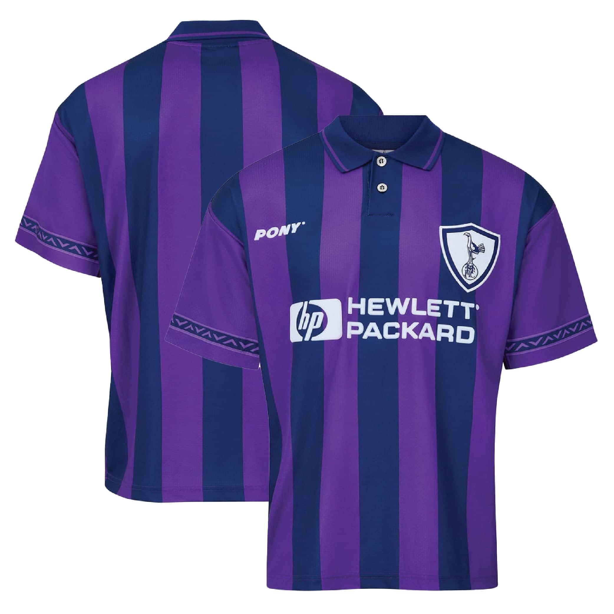 Tottenham Hotspur Home football shirt 1997 - 1999. Sponsored by Hewlett  Packard