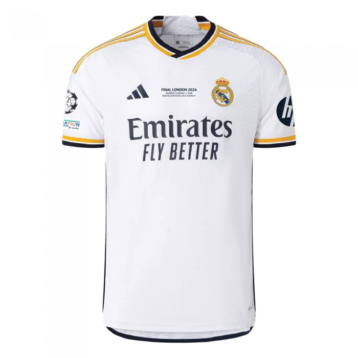 [Player Edition] Real Madrid 2023/24 Heat Rdy. Home Shirt With NNS + UCL Starball 14 + HP + Final London 2024 MDT