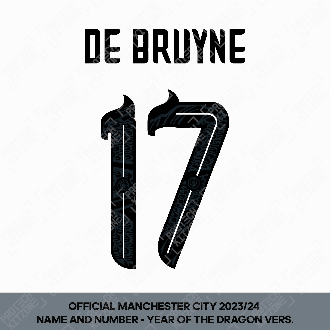 Manchester City Third Jersey 2023/24 with DE BRUYNE 17 printing