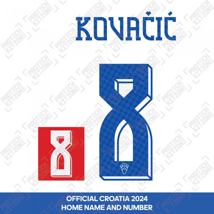 Kovačić 8 (Official Croatia 2024 Home Name and Numbering)