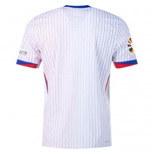 [Player Edition] France 2024 Dri Fit Adv. Away Shirt With Euro 2024 Patches + Players' Name