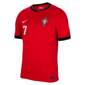 Portugal 2024 Home Shirt With Ronaldo 7 