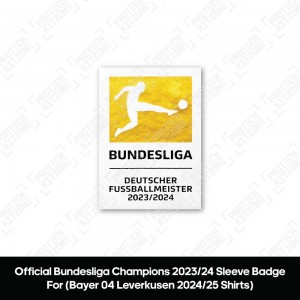 Bundesliga 24-25 Champions Sleeve Patch - 23/24 Season Winners