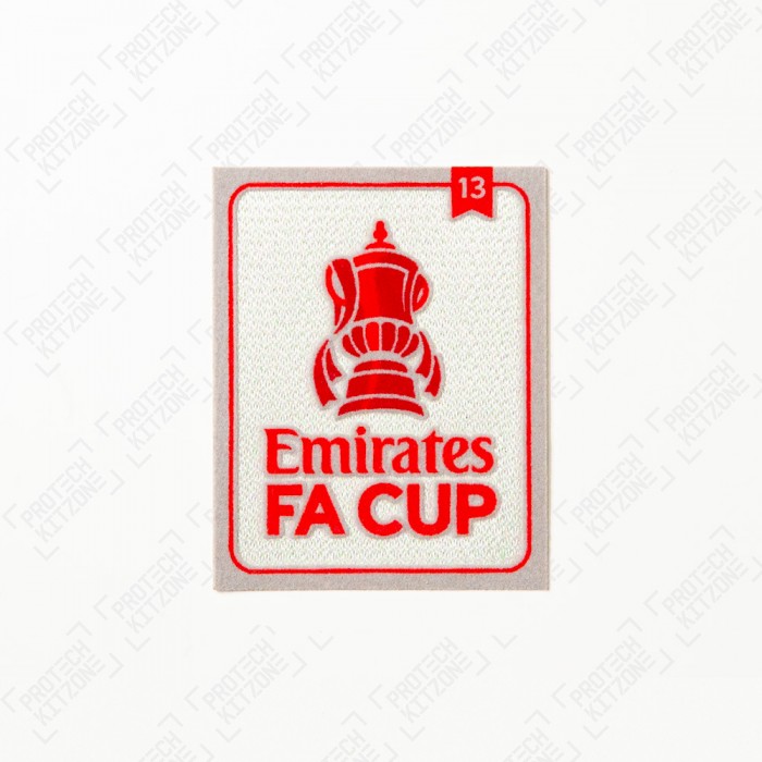 2024/25 Official The Emirates FA Cup Champions Title 13 Sleeve Badge