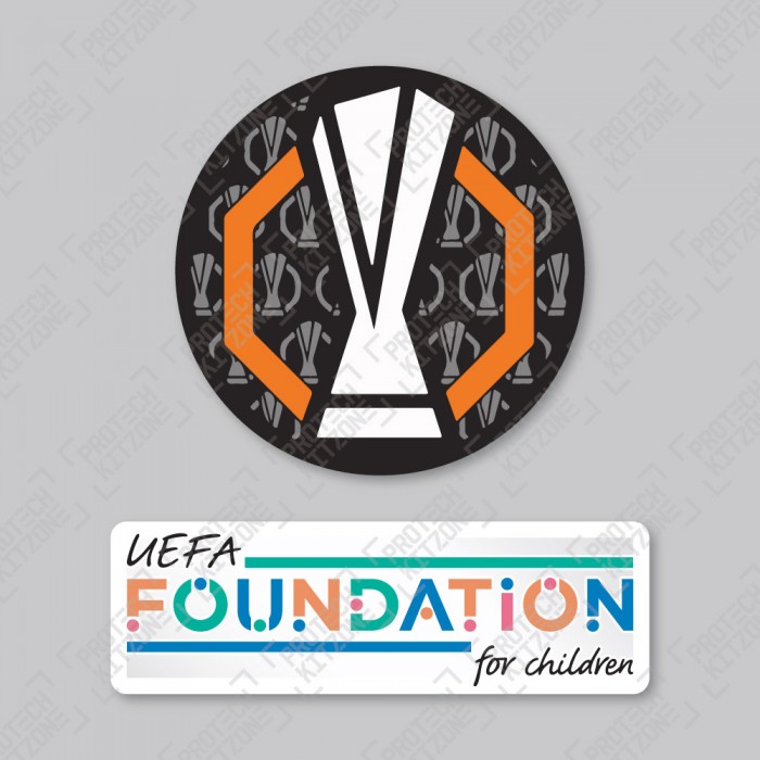 (Season 2024/25) Official Sporting iD UEFA Europa League + UEFA Foundation Badge Set