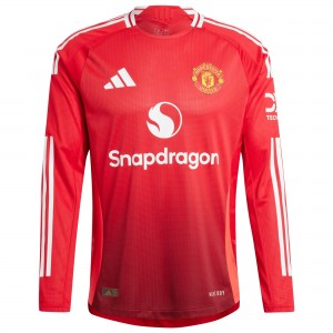 [Long Sleeve - Player Edition] Manchester United 2024/25 Heat.Rdy Home Shirt 