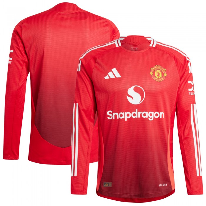 [Long Sleeve - Player Edition] Manchester United 2024/25 Heat.Rdy Home Shirt 