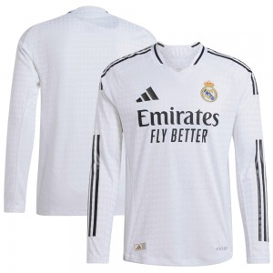 [Long Sleeve - Player Edition] Real Madrid 2024/25 Heat Rdy. Home Shirt - UCL full set ver.