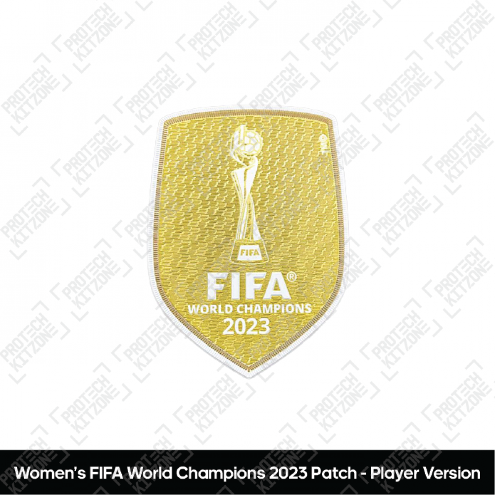 FIFA World Cup Champions 2022 Football Gold Badge Patch 
