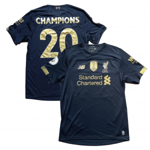 [Excellent 8/10] Liverpool 2019/20 Home Goalkeeper Shirt With Champions #20 - Size UK M 