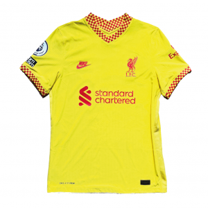 [Excellent 9/10] [Player Edition] Liverpool 2021/22 Third Shirt With M.Salah #11 (PL Full Set Version) - Size M 