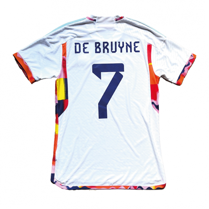 [Excellent 9/10] [Player Edition] Belgium 2022 Away Shirt With De Bruyne #7 - Size Asia M 