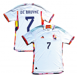 [Excellent 9/10] [Player Edition] Belgium 2022 Away Shirt With De Bruyne #7 - Size Asia M 