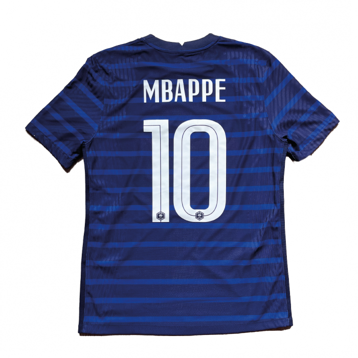 [Excellent 9/10] [Player Edition] France 2020 Home Shirt With Mbappe #10 - Size M