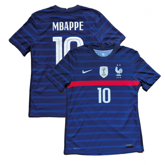 [Excellent 9/10] [Player Edition] France 2020 Home Shirt With Mbappe #10 - Size M