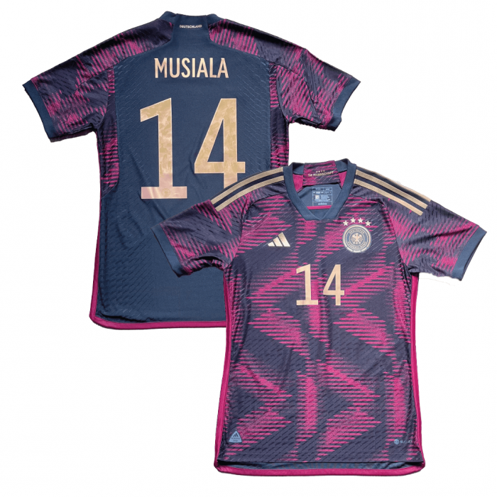 [Excellent 9/10] [Player Edition] Germany 2022 Away Shirt With Musiala #14 - Size Asia M