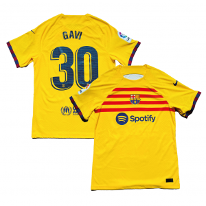 [Player Edition] FC Barcelona 2022/23 Fourth Shirt With Gavi #30 - Size M 